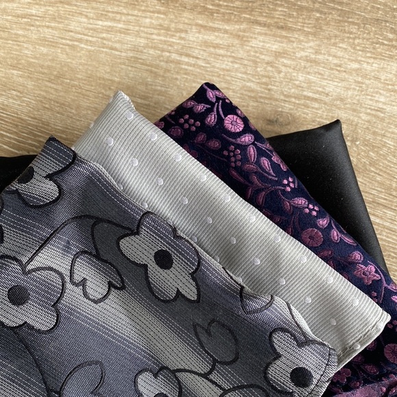 Grey and purple assorted ties and pocket squares - Picture 17 of 17